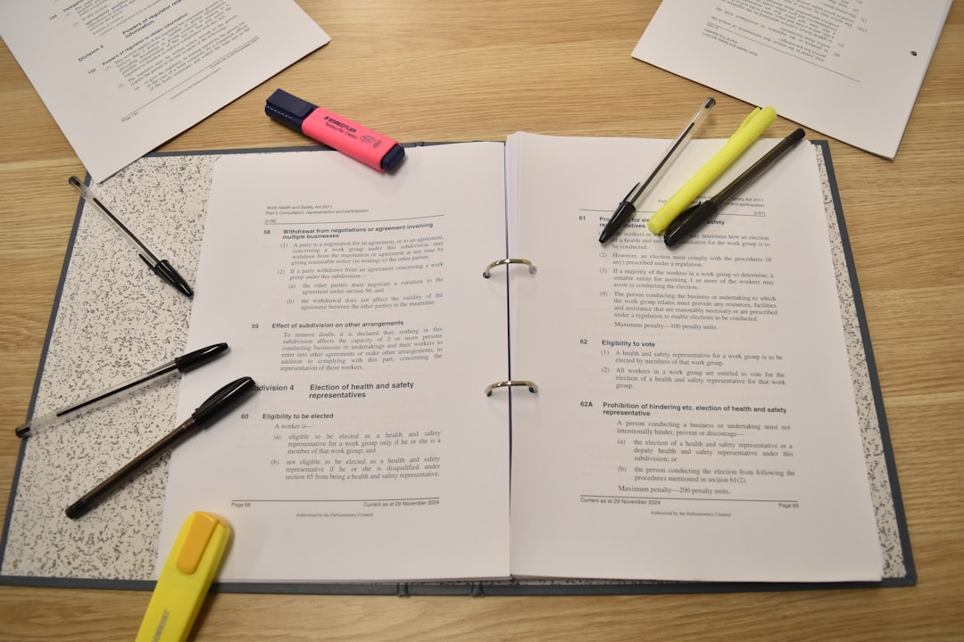 Photo by sara sanchez sabogal Papers, pens, and highlighters are laid out for studying.